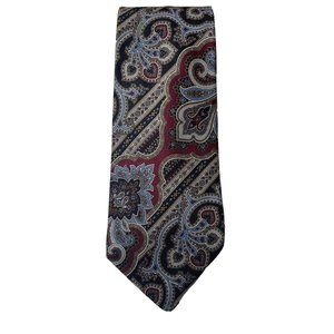 Vintage Rivitz of Boston Silk Mens Neck Tie Detailed Design Multicolored Formal